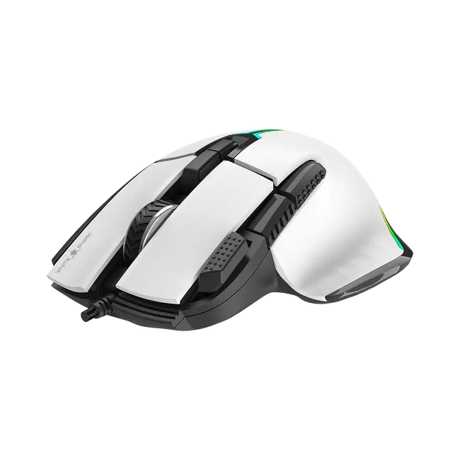 White Shark MIŠ GM-9006 MARROK Bijeli RGB / 12.000 dpi