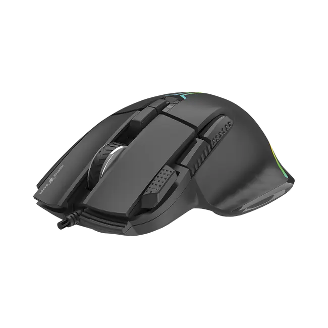 White Shark MIŠ GM-9006 MARROK Crni RGB / 12.000 dpi