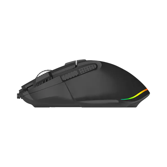 White Shark MIŠ GM-9006 MARROK Crni RGB / 12.000 dpi
