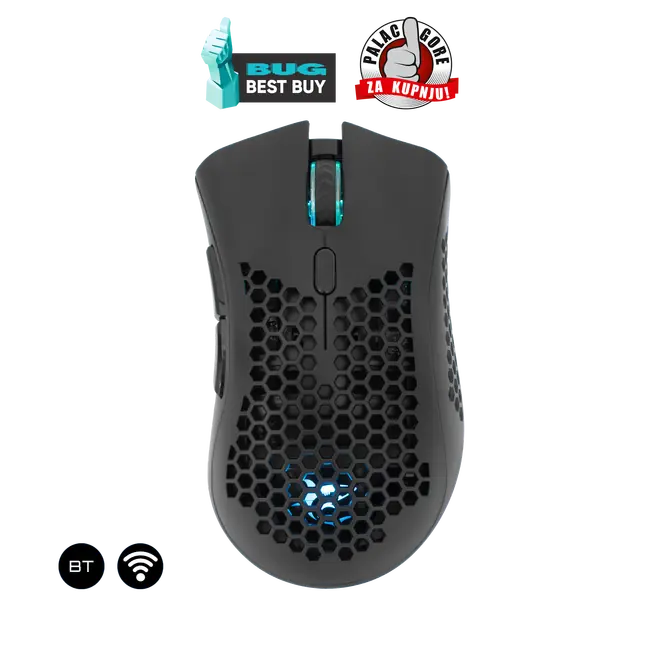 White Shark MIŠ WGM-5012 LIONEL / 10.000 DPI - Crni / Wireless