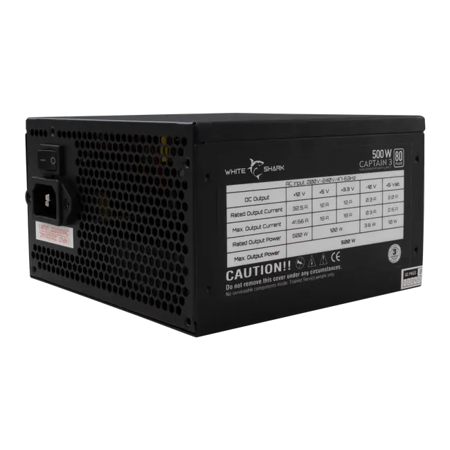 White Shark NAPAJANJE GPSU-W500F CAPTAIN-3 500W 80+ RGB