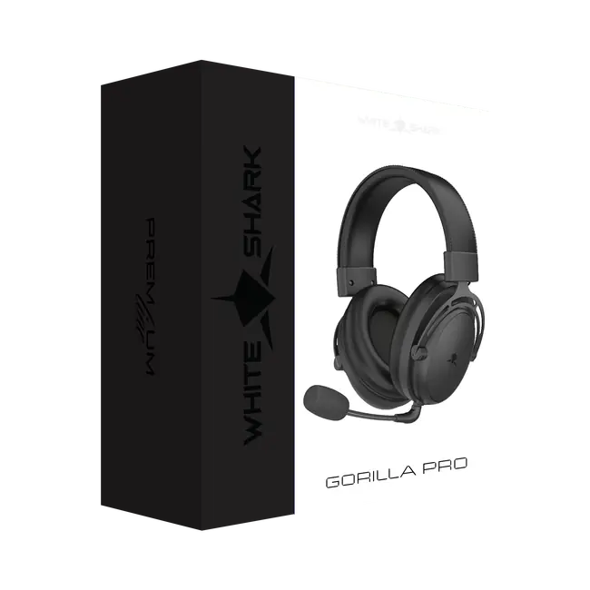 White Shark PL HEADSET WGH-2443 GORILLA PRO Crne - Wireless