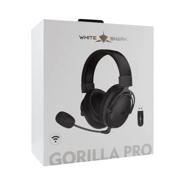 White Shark PL HEADSET WGH-2443 GORILLA PRO Crne - Wireless