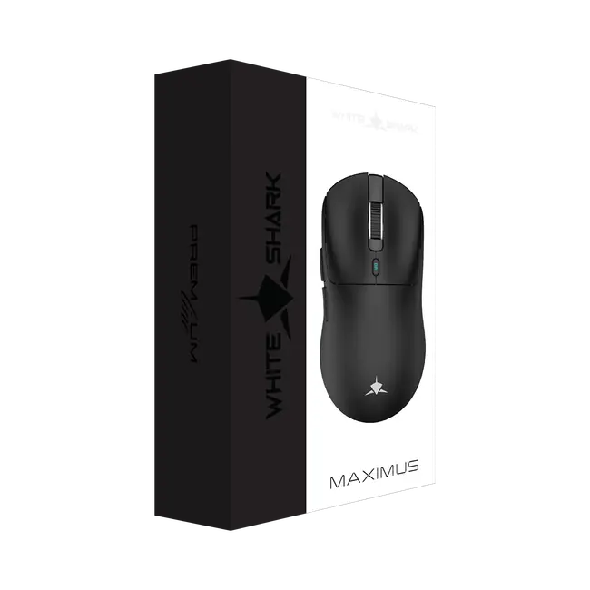 White Shark PL MIŠ GM-9010 MAXIMUS Crni