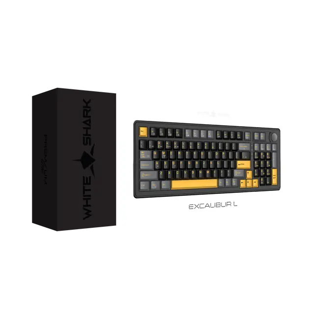 White Shark PL TIPKOVNICA GK-007151 EXCALIBUR L Crna/ US