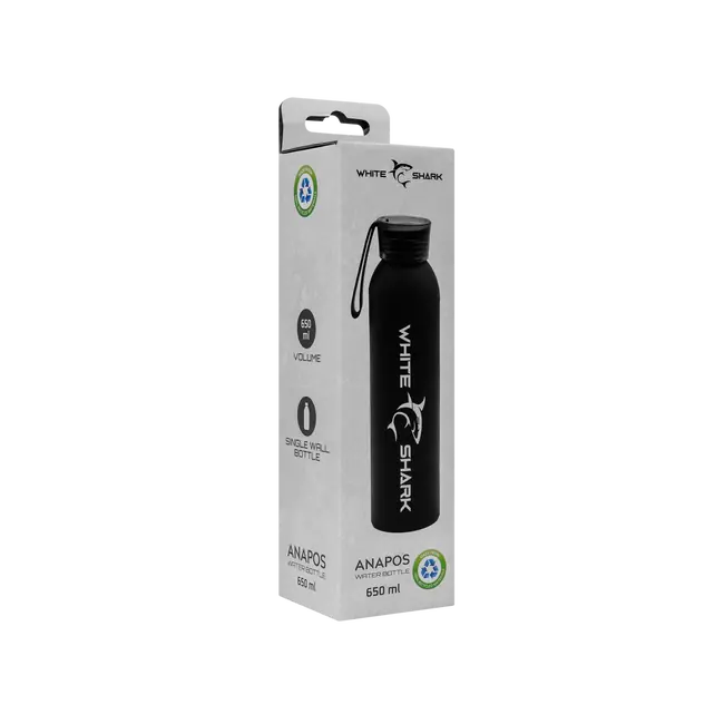 White Shark PROMO boca za vodu ANAPOS 650 ml / Crna
