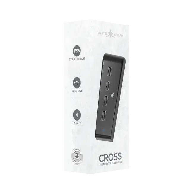 White Shark PS5 4-PORT USB HUB PS5-0576 CROSS