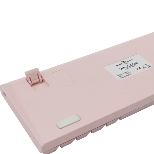 White Shark GK-002422 WAKIZASHI Keyboard - Pink / Mechanical / HR - Blue Switches