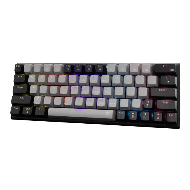 White Shark TIPKOVNICA GK-002711V2 WAKIZASHI-2 / Sivo-crna US-RED.SW