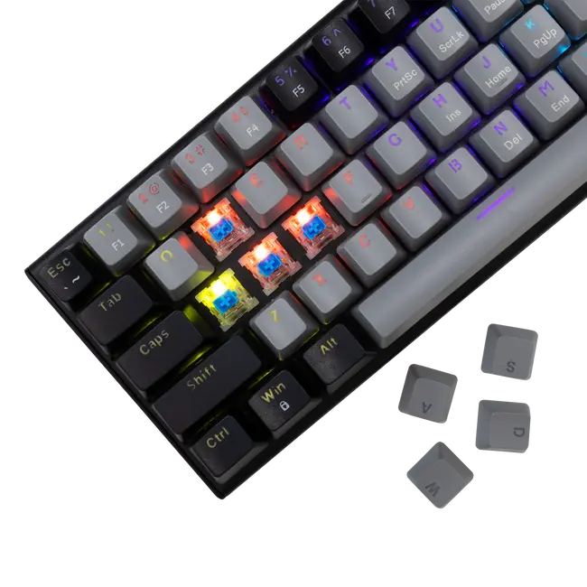 White Shark TIPKOVNICA GK-002721V2 WAKIZASHI-2 / Sivo-crna US-BLUE.SW