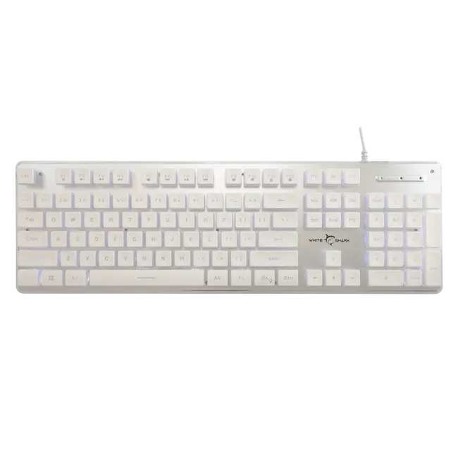 White Shark Tipkovnica GK-003241 TACHI-Bijela-US