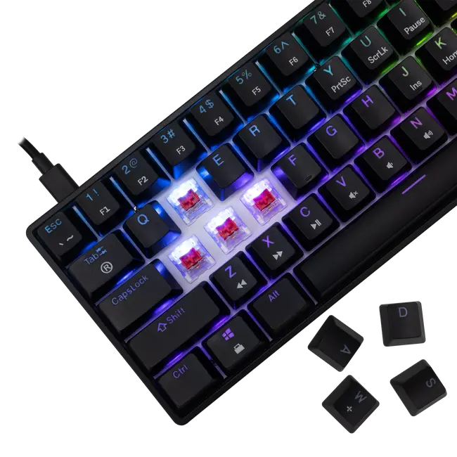 White Shark TIPKOVNICA GK-004111 SHINOBI-2 Crna - Meh. / US - RED SW.