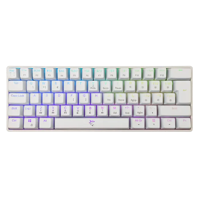 White Shark GK-004115 SHINOBI-2 Keyboard - White / Mechanical / CZ/SK - Red Switches