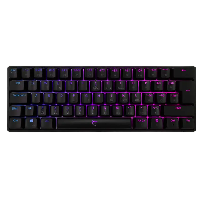 White Shark TIPKOVNICA GK-004115 SHINOBI-2 Crna - Mehanicka / CZ/SK- RED SW.