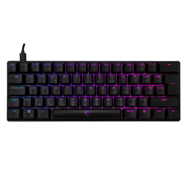 White Shark TIPKOVNICA GK-004115 SHINOBI-2 Crna - Mehanicka / CZ/SK- RED SW.