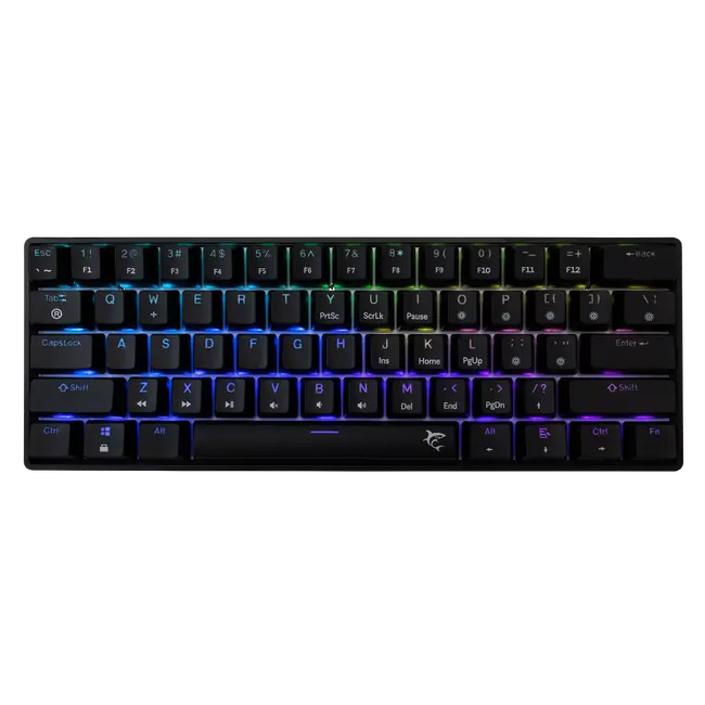 White Shark TIPKOVNICA GK-004121 SHINOBI-2 Crna - Meh. / US - PLAVI.SW.