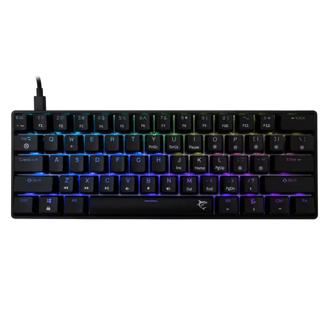 White Shark TIPKOVNICA GK-004121 SHINOBI-2 Crna - Meh. / US - PLAVI.SW.