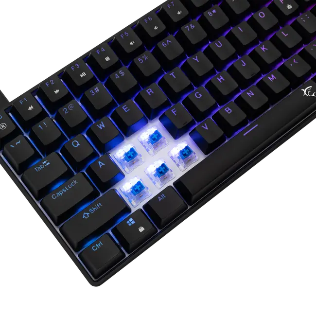 White Shark Tipkovnica GK-005121 HAMACHI Meh. RGB / US - BLUE SW.