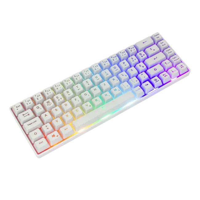 White Shark GK-2201 RONIN Keyboard - White / US