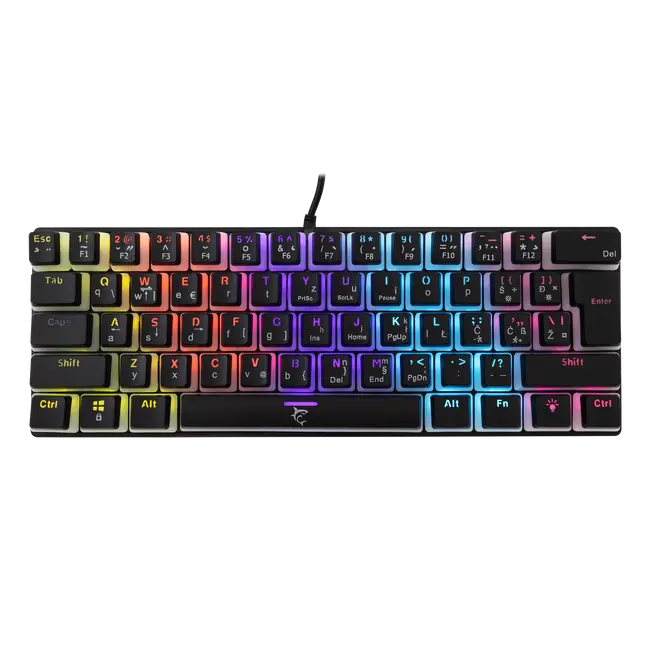White Shark TIPKOVNICA GK-2202 ASHIKO Crna / HR / BLUE.SW.
