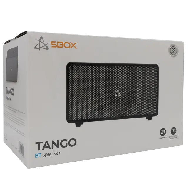 ZVUČNIK SBOX BLUETOOTH  BT-60 TANGO Crni 60W