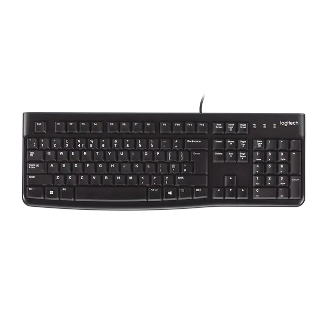 LOGITECH TIPKOVNICA K120, OEM, CRNA