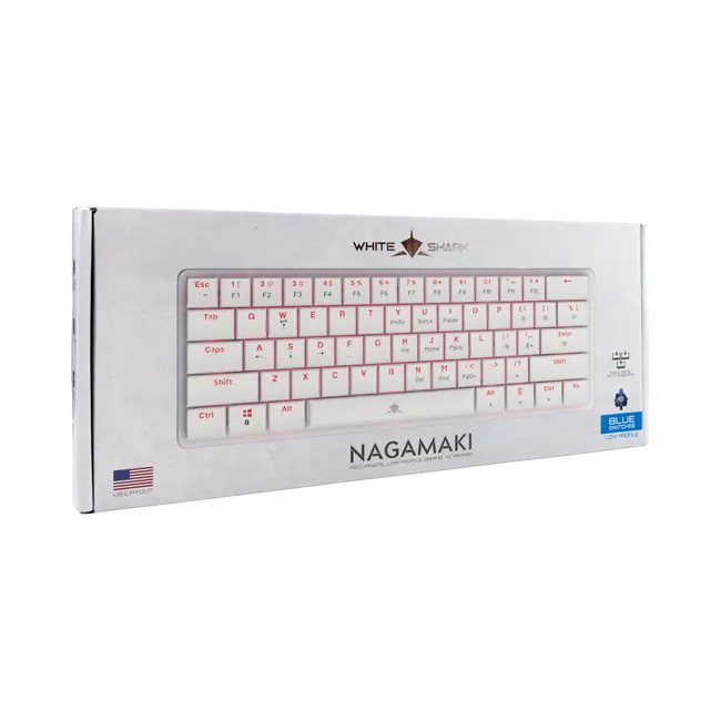 White Shark TIPKOVNICA GK-006221 NAGAMAKI Bijela-Meh. / US-BLUE.SW