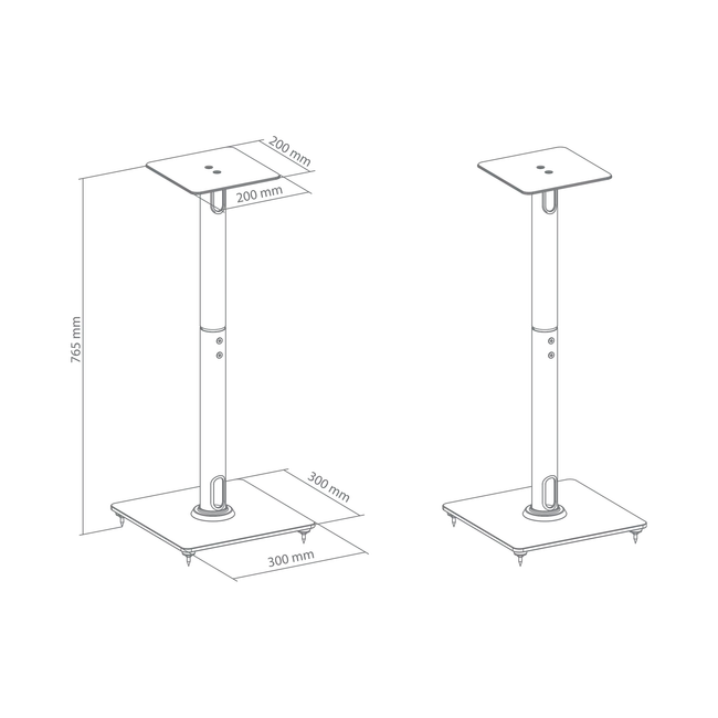 SBOX SB-76L Floor Speaker Stand