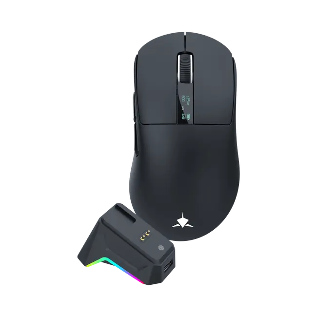 White Shark MIŠ WGM-5023 GAWAIN / 12.000 DPI - Crni / Wireless