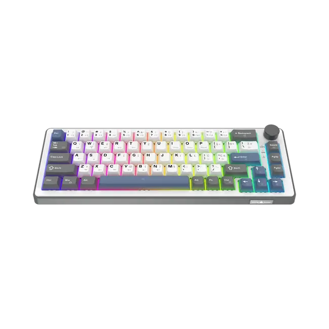 White Shark PL KEYBOARD GK-009252 EXCALIBUR M - White / HR