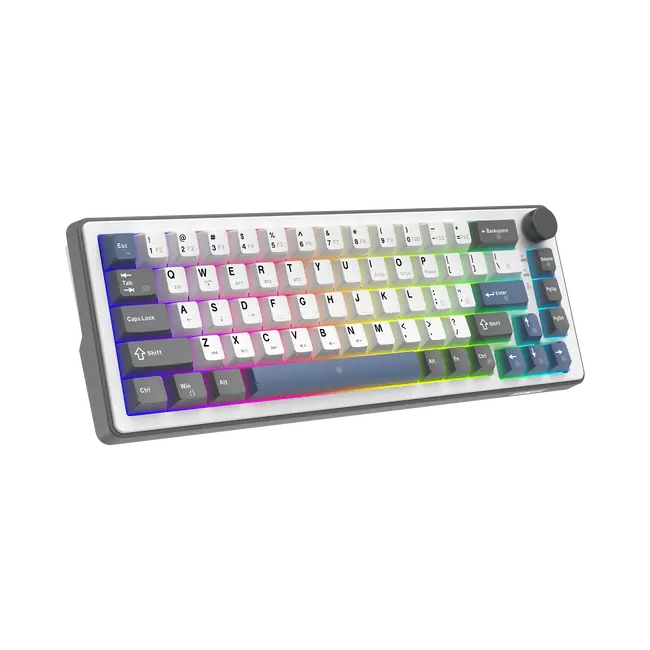 White Shark PL KEYBOARD GK-009251 EXCALIBUR M - White / US