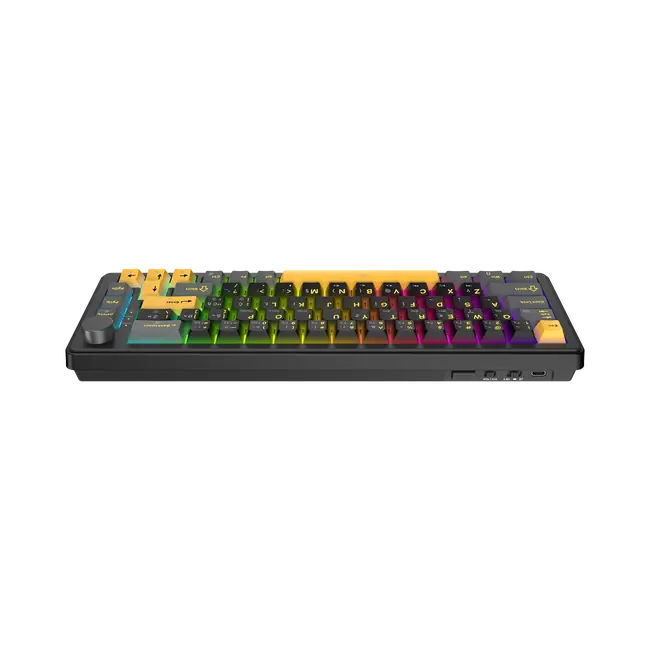White Shark PL KEYBOARD GK-009152 EXCALIBUR M - Black / HR