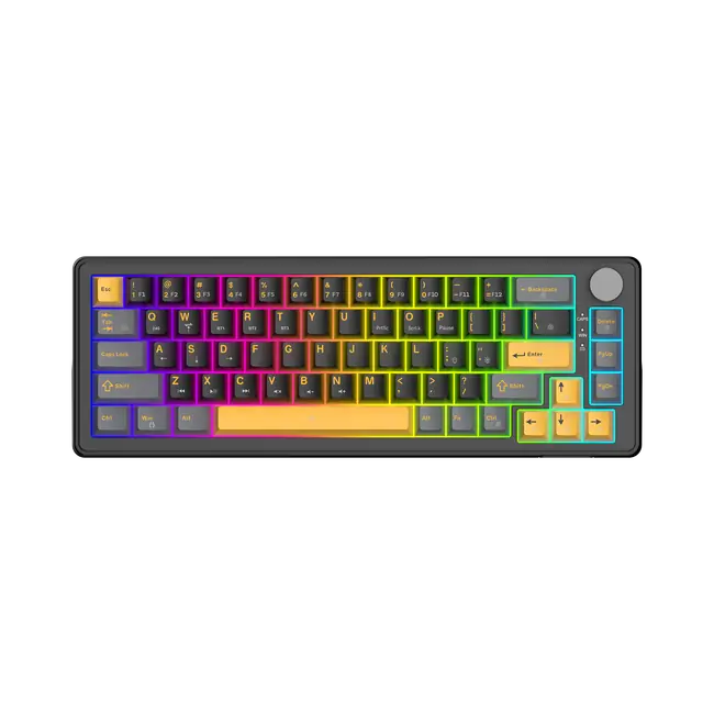 White Shark PL KEYBOARD GK-009151 EXCALIBUR M - Black / US
