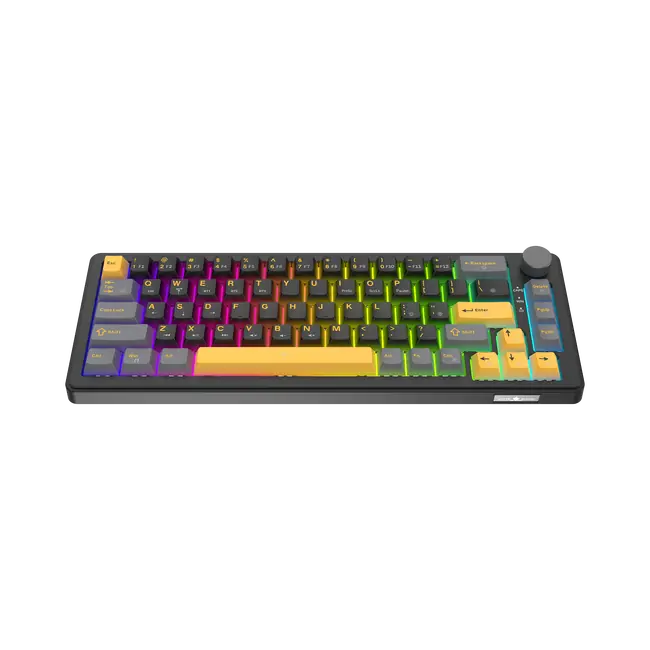 White Shark PL KEYBOARD GK-009151 EXCALIBUR M - Black / US