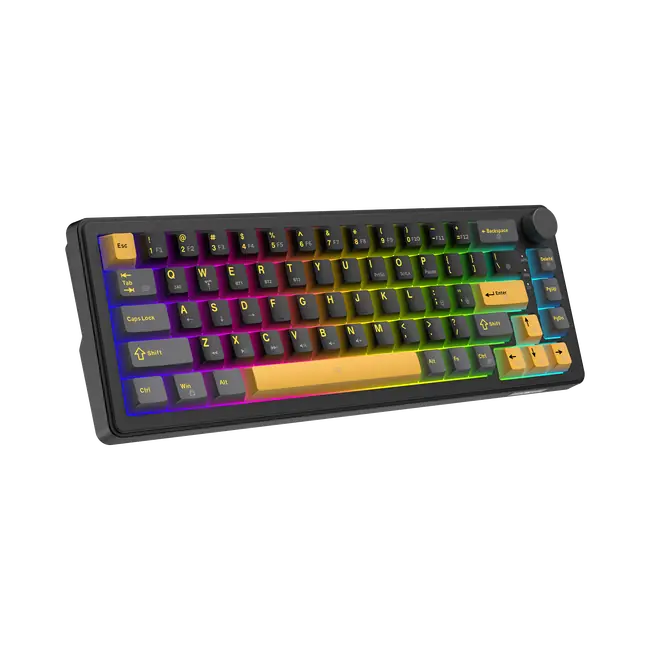 White Shark PL KEYBOARD GK-009151 EXCALIBUR M - Black / US