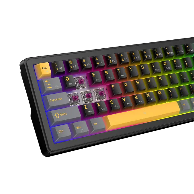 White Shark PL KEYBOARD GK-009151 EXCALIBUR M - Black / US