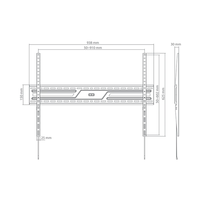 STALAK SBOX Budget BL-3869F (50-100"/75kg/900x600)