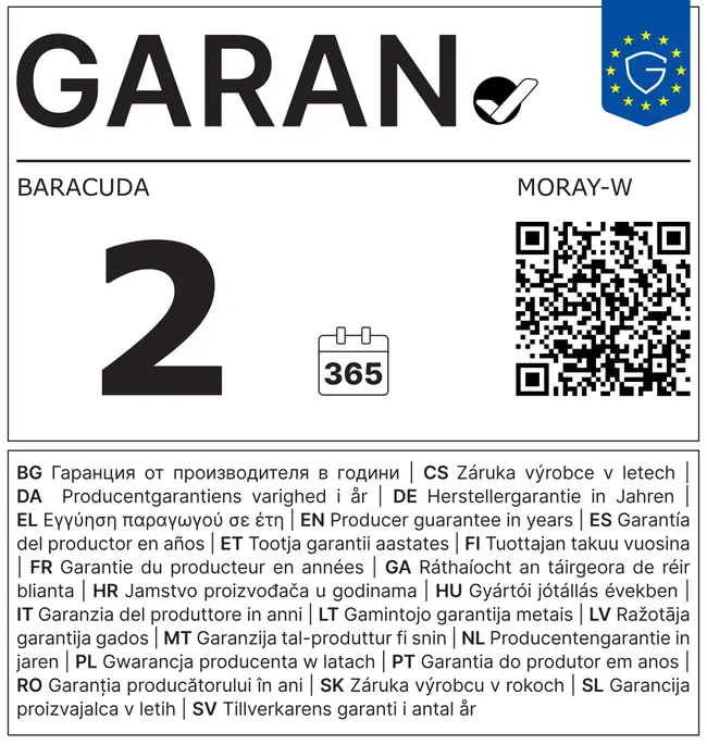 Baracuda MOUSE BGM-132 MORAY - White / Wireless