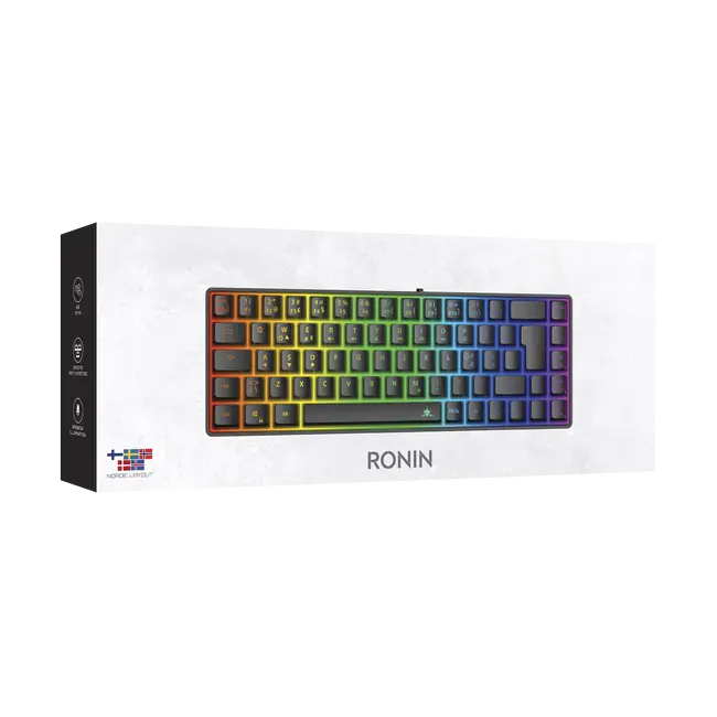 White Shark KEYBOARD GK-010144 RONIN - Black / NO