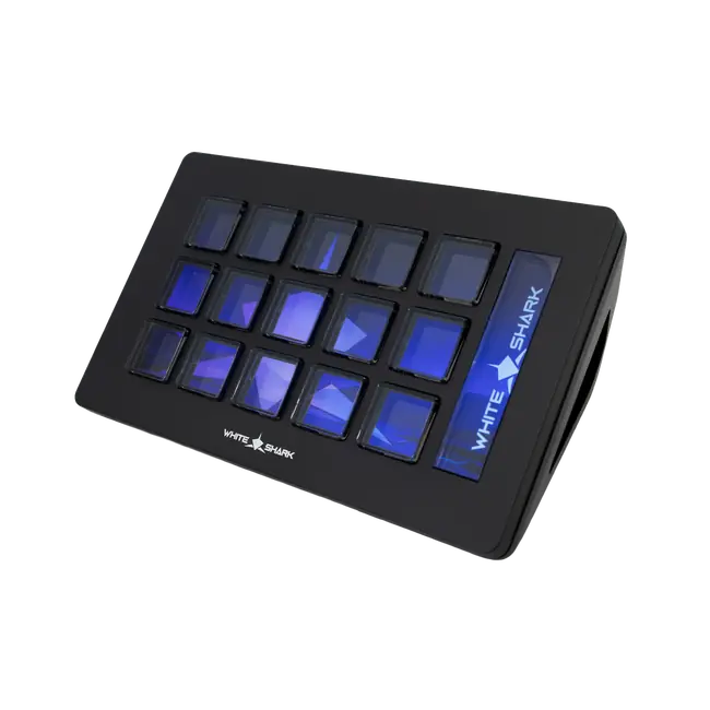 White Shark STREAM DOCK WSD-100 QILAUT / 15 tipki- Crna