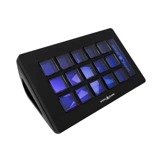 White Shark STREAM DOCK WSD-100 QILAUT / 15 tipki- Crna