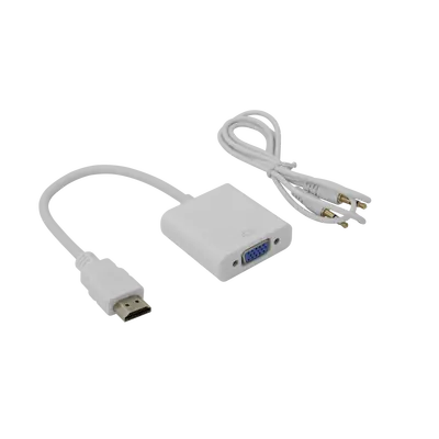 ADAPTER SBOX HDMI M. -> VGA F. + Audio BULK