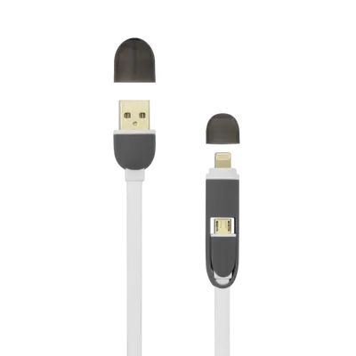 SBOX USB-A to Micro USB Cable 1 m - White / Bulk