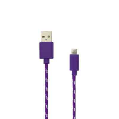 SBOX USB-A to Micro USB Cable 1 m - Purple / Bulk