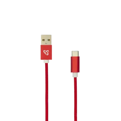 KABEL SBOX USB->TYPE C M/M 1,5M Fruity Crveni