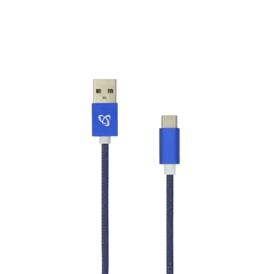 KABEL SBOX USB->TYPE C M/M 1,5M Fruity Plavi