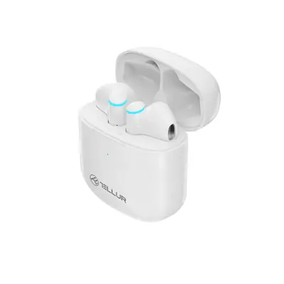 TELLUR AURA TRUE WIRELESS EARPHONES, APP, WHITE