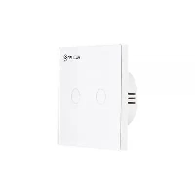 TELLUR WIFI ELECTRICAL SWITCH 2-PORTS, 1800W, 10A