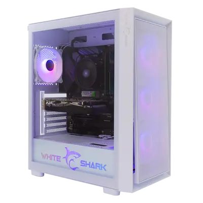 White Shark KUĆIŠTE GCC-2401 WARHEAD-3 BIJELO / 4 Fans 12cm RGB