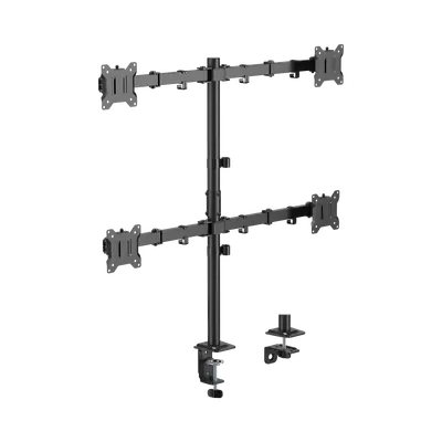 SBOX LCD-352/4-3 Quad Desktop Monitor Stand - 17-32" / 4x10 kg / 100x100